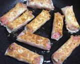 餃子の皮でおつまみ☆クリーミーたこ焼き作り方9写真