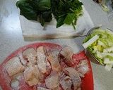 鶏肉と白菜ほうれん草のミルク煮作り方2写真