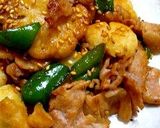 カリフラワーと小松菜の炒め物♡作り方5写真
