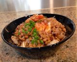 絶対美味しい♡キムチ焼き納豆丼作り方6写真