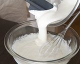 はかりいらず！ふわふわレアチーズケーキ作り方6写真