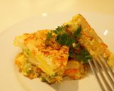 レンジで低カロ！野菜入りスペインオムレツ作り方6写真