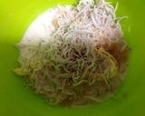 明太子としらすのパスタ作り方1写真