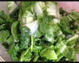 菊菜と白菜・にんじんのサラダ作り方1写真