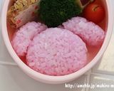 キャラ弁＊ぼんぼんりぼん作り方2写真