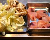 メカジキとキャベツのカレー醤油炒め作り方1写真