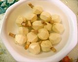 お節に♥クワイの旨煮♬コロンと可愛い作り方2写真