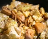 メカジキとキャベツのカレー醤油炒め作り方4写真
