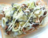 椎茸×シラス×葱の塩昆布トースト作り方4写真