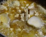 子頭と鶏胸挽き肉の（オイスタソース）煮物作り方2写真