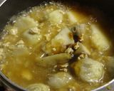 子頭と鶏胸挽き肉の（オイスタソース）煮物作り方3写真