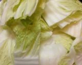 白菜のポカポカみぞれあんかけ作り方1写真