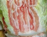 白菜と豚バラ肉の和風豆乳ミルフィーユ作り方3写真