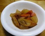 大根とにんじんとごぼう天の煮物作り方4写真