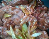 豚肉とネギの味噌照り焼き作り方4写真