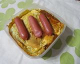 カレー好き男子に♪オムカレー弁当作り方8写真