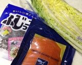 白菜サーモンで簡単放置サラダ♪作り方1写真