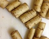 ゴボウのお肉炒め作り方1写真
