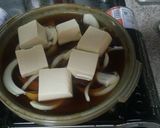 豆腐と牛肉の卵綴じ作り方3写真