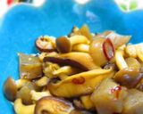 ♠きのこと蒟蒻のオイスターソース炒め♠作り方5写真