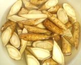地味ごはんＬＯＶＥ♪かぶとごぼうの煮物作り方2写真