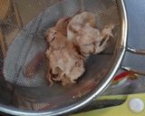 ゴマドレ⁈ ネギが効いてる豚しゃぶパスタ作り方1写真