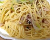 ゴマドレ⁈ ネギが効いてる豚しゃぶパスタ作り方7写真