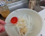 ごま油と塩で大根サラダ作り方2写真