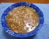 麺屋武蔵風特製インスタント醤油ラーメン♪作り方6写真