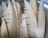 たけのこの豚バラ巻きピカタ作り方1写真