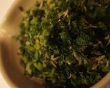ご飯のお供に☆人参葉のしらす・胡麻炒め作り方3写真