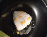 しらすとコーンの焼きおにぎり作り方2写真