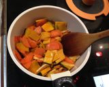 緑黄色野菜と豆乳のスープ作り方2写真