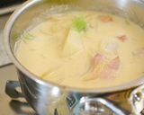 カリカリベーコンとかぶの豆乳スープ作り方4写真