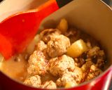 肉団子と大根のオイスターソース煮作り方7写真