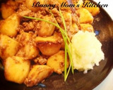 揚げじゃがの甘辛そぼろ煮☆おろし添え作り方5写真