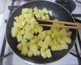 可愛いお花のアップルリングパン♪作り方1写真