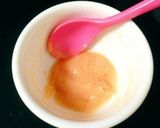 離乳食 W芋のいちごヨーグルトソース♡作り方3写真
