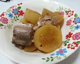 時短 大根＆サバ缶で煮物作り方7写真