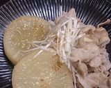 大根と豚バラの梅煮作り方8写真