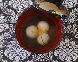 白玉団子＆糸昆布のｽｰﾌﾟ作り方4写真