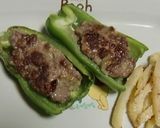 黒はんぺん入りピーマン肉詰め作り方5写真