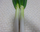 ふとねぎとたけのこ白菜のみそ汁作り方2写真