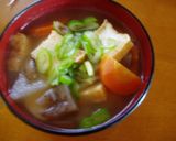 ヘルシー!厚揚げでけんちん汁♪作り方9写真