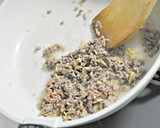 れんこんとひき肉のおかかきんぴら作り方3写真