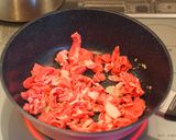 牛肉と豆腐と茸のトマト煮作り方4写真