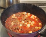 牛肉と豆腐と茸のトマト煮作り方6写真