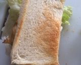 両面トーストのホットサンド、照り焼き作り方4写真