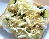 大根×粉わかめ&味付けたらのトースト作り方7写真