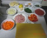 鶏肉と野菜のスパゲッティ^-^/作り方1写真